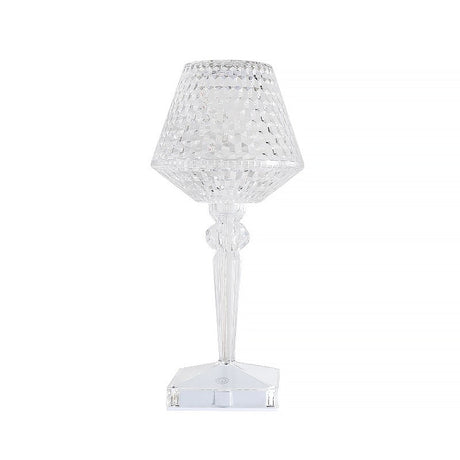 Lampa De Birou Pe Led Rgb 16, Dimmer Tactil, 3 Nivele De Intensitate, Incarcare Usb, 3W, Cristal Acrilic, Cu Telecomanda, Forma Pahar - vivimall.ro