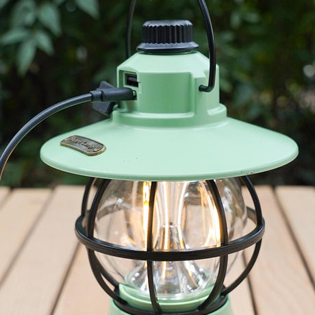 Lampa De Camping Retro Portabila, Felinar Vintage Led Abs, Acumulator Inclus 1200 Mah, Reincarcabila, 3 Moduri De Iluminare, Intensitate Reglabila,Lampa Portabila Pentru Cort In Aer Liber, Mint - vivimall.ro