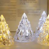 Lampa de Veghe, Vivimall, Model IceBerg, cu Baterii, Lumina Rece, Transparent, 6.5x8 cm