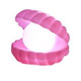 Lampa De Veghe, Model Scoica Cu Perla, Lumina Calda, Led, Baterii Incluse 3 X Lr44,