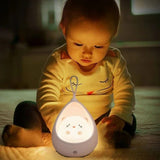 Lampa de Veghe, Vivimall, Portabila, cu 2 Moduri de Functionare, Silicon Non-Toxic, Reincarcabila USB, Senzor Miscare, Model Pisica, Alb - vivimall.ro