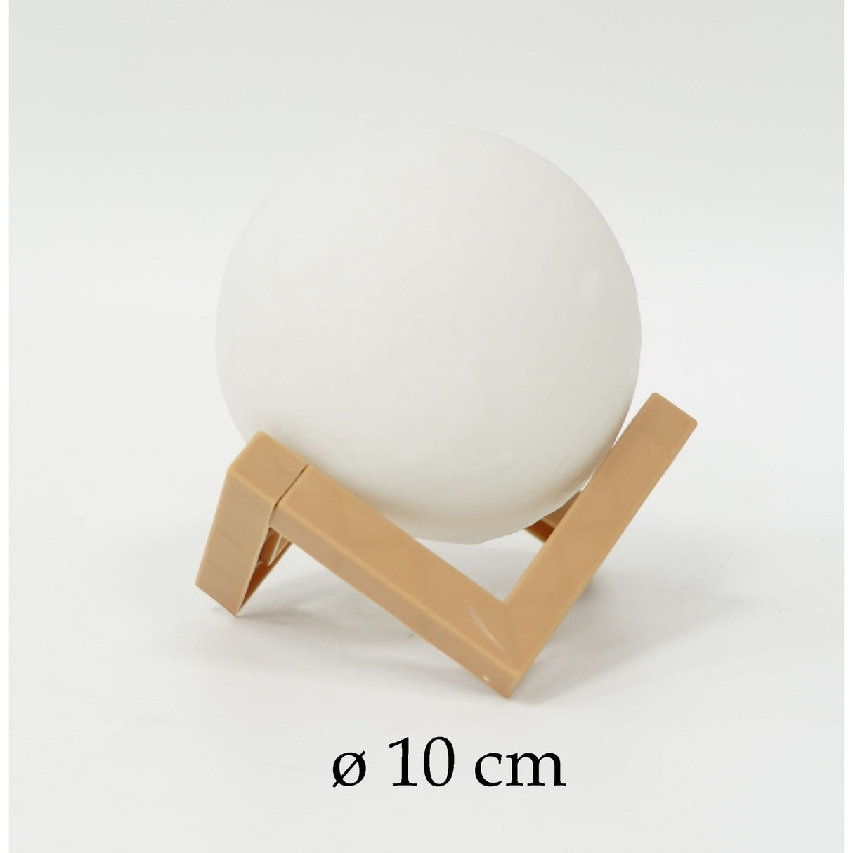 Lampa De Veghe Luna 3D Moon Light, Lumina Led, Alimentare Baterii, Fara Acumulator, Stand Din Plastic Inclus, Ã¸ 10 Cm