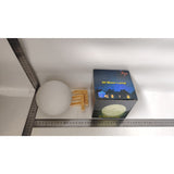 Lampa De Veghe Luna 3D Moon Light, Lumina Led, Alimentare Baterii, Fara Acumulator, Stand Din Plastic Inclus, 12 Cm