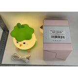Lampa De Veghe Pentru Copii, Din Silicon, Senzor Tactil, Model Pui, Lumina Calda, Protectie Pentru Ochi, Incarcare Usb, Capacitate Baterie Incorporata 800Mah
