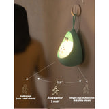 Lampa De Veghe Portabila Cu 2 Moduri De Functionare Silicon Non-Toxic, Reincarcabila Usb, Senzor Miscare, Pisicuta