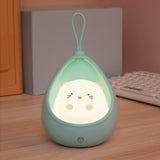 Lampa De Veghe Portabila Cu 2 Moduri De Functionare Silicon Non-Toxic, Reincarcabila Usb, Senzor Miscare, Pisicuta