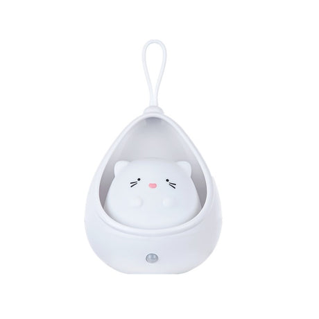 Lampa De Veghe, Portabila, Cu 2 Moduri De Functionare, Silicon Non-Toxic, Reincarcabila Usb, Senzor Miscare - vivimall.ro