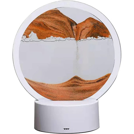Lampa Decorativa Tip Clepsidra Imagine 3D Dinamica, Nisipuri Miscatoare