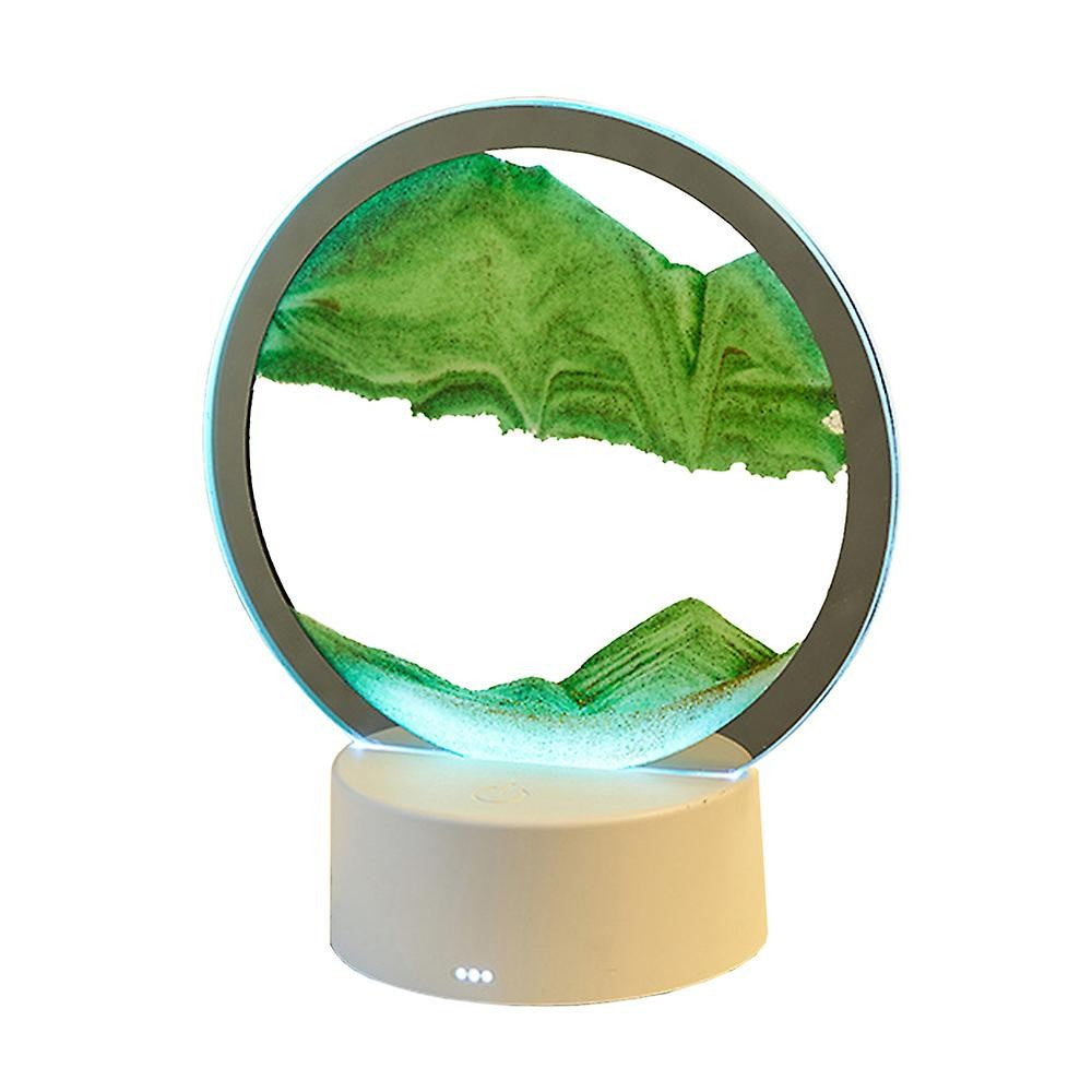 Lampa Decorativa Tip Clepsidra Imagine 3D Dinamica, Nisipuri Miscatoare