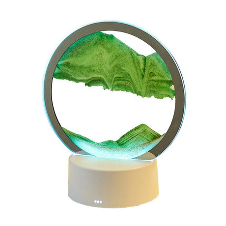 Lampa Decorativa Tip Clepsidra Imagine 3D Dinamica, Nisipuri Miscatoare