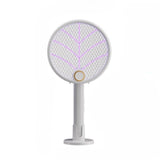 Lampa Electrica Impotriva Tantarilor, 42.5 X, Reincarcabila Cu Cablu Usb Inclus, Plasa Din Aluminum, Alb - vivimall.ro