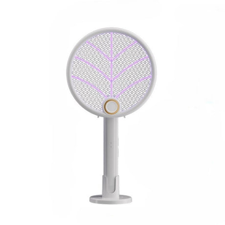 Lampa Electrica Impotriva Tantarilor, 42.5 X, Reincarcabila Cu Cablu Usb Inclus, Plasa Din Aluminum, Alb - vivimall.ro