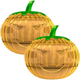 Set 2 Capcane pentru Insecte, Vivimall, Forma de Dovleac, 12x9.2x12.2 cm, din ABS, Portocaliu - vivimall.ro