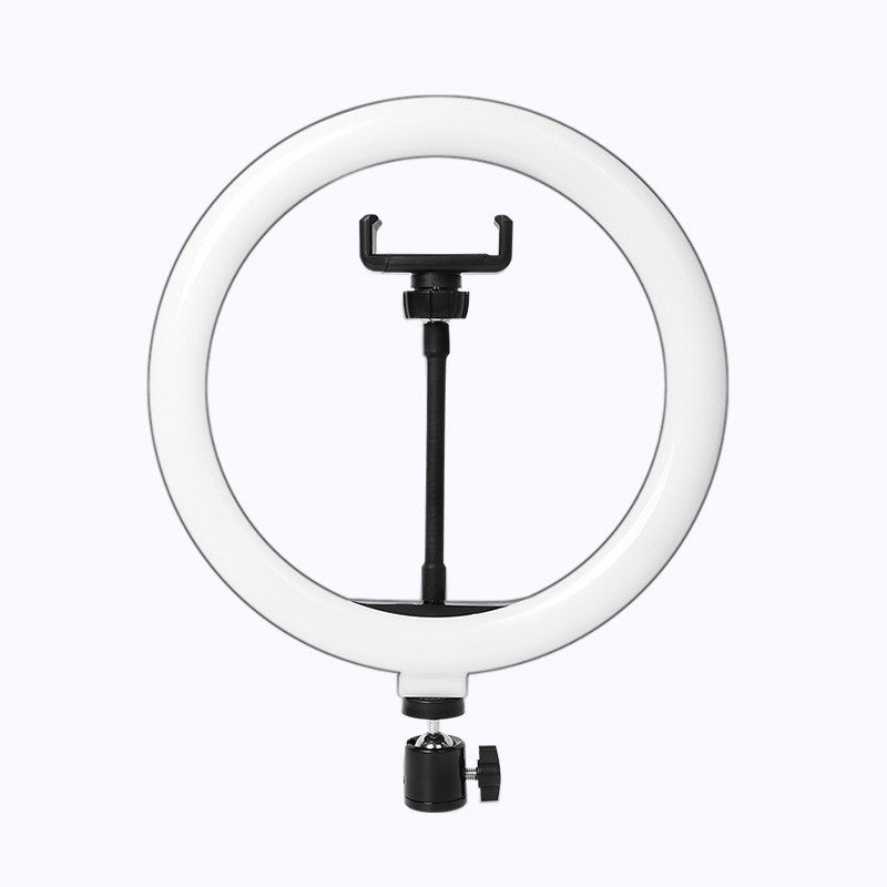 Lampa Led Circulara Cu Trepied Metalic Extensibil, Rotativa 360 De Grade, Lungime Extensie 210 Cm, Diametru Lampa 26 Cm, Conectare Usb, Telecomanda, 3 Trepte De Lumina - vivimall.ro