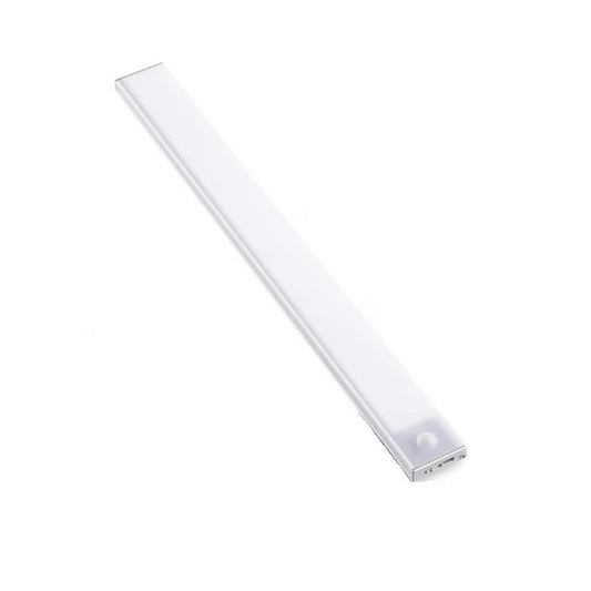 Lampa LED cu Senzor de Lumina si Miscare 30 cm, Vivimall, Intensitate Reglabila, Suport Magnetic, 79 LED-uri, 114.59lm , Acumulator 600mAh cu Reincarcare prin USB-C, pentru Bucatarie, Hol, Dressing, Garaj - vivimall.ro
