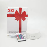 Lampa Led Decorativa, 3D, Pom De Craciun, Din Material Acril Si Lumina A, Alb - vivimall.ro