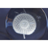 Lampa Led Decorativa, Cu Bila De Cristal Cu Diametru 6Cm, Alimentare Usb, Suport Din Lemn, Lumina
