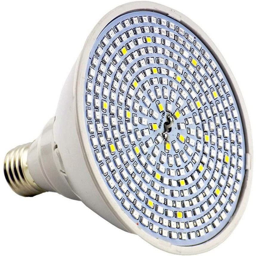 Lampa pentru cresterea plantelor de interior, Vivimall, cap dublu, nu emana caldura, 290 leduri, 2 culori , prindere cu clips, 46x11.5x9.2 cm - vivimall.ro