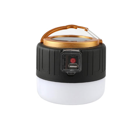 Lampa Portabila, Incarcare Solara + Usb, Afisaj Inteligent Al Bateriei, Raza De Actiune 32 Mp, 3 Moduri