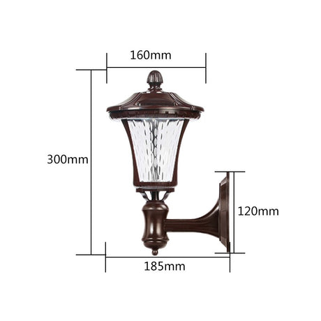 Lampa Solara Cu Prindere De Perete Alb Cald | SolarisGlow