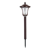 Lampa solara cu prindere in pamant, Vivimall, inaltime 65 cm, Alb Rece