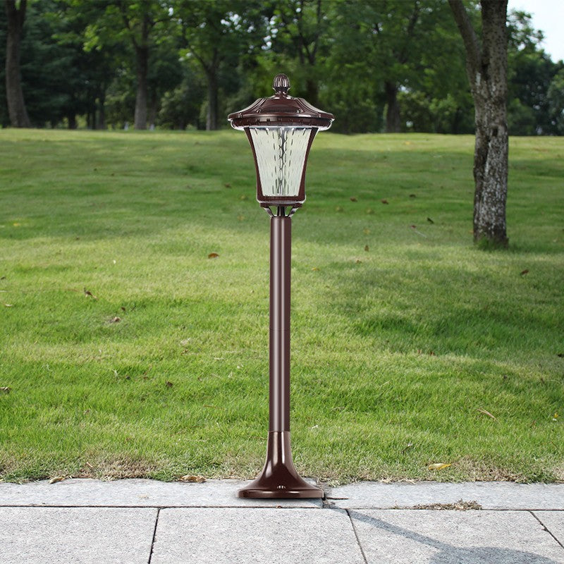 Lampa Solara Cu Prindere In Pamant, Inaltime 65 Cm, Alb Rece - vivimall.ro