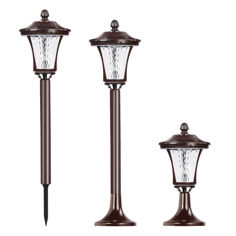Lampa Solara Cu Prindere In Pamant, Inaltime 65 Cm, Alb Rece - vivimall.ro