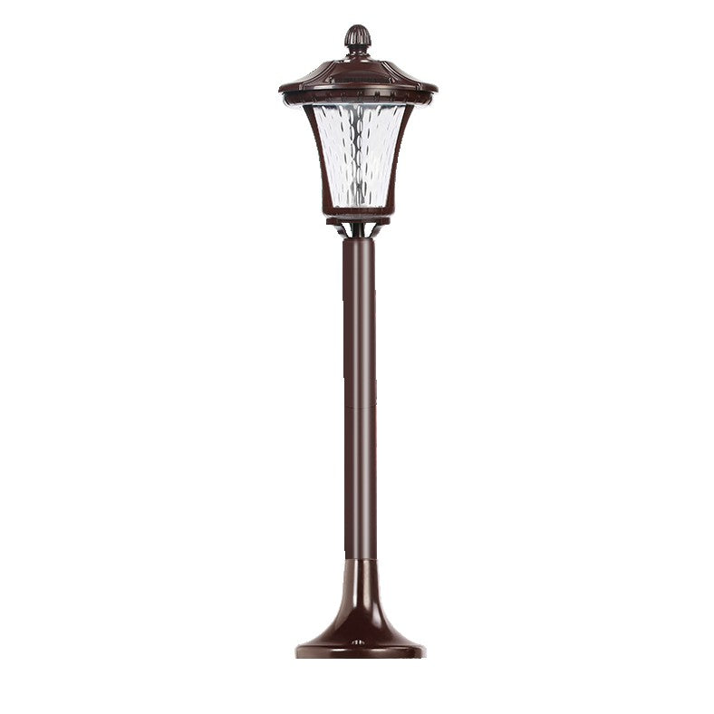 Lampa Solara Cu Prindere In Pamant, Inaltime 65 Cm, Alb Rece - vivimall.ro