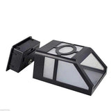Lampa solara cu senzor Geometric, IP65, Lumina Alb cald, Flippy