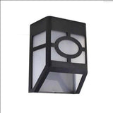Lampa Solara Cu Senzor Geometric, Ip65, Lumina Alb Rece - vivimall.ro