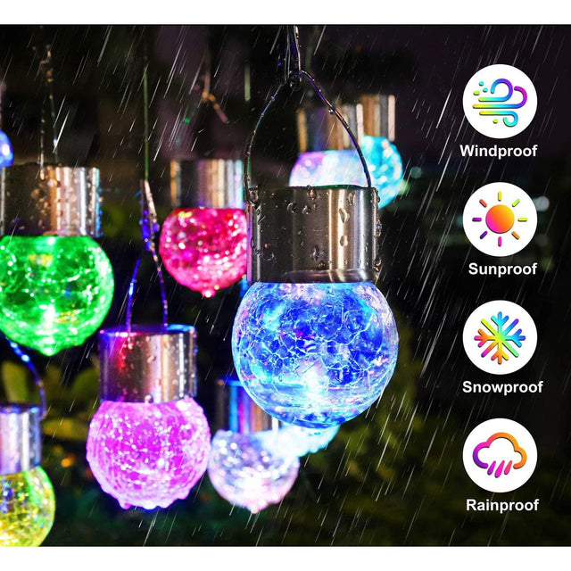 Lampa Solara Candelabru Mic Multicolor | LumoGarden - vivimall.ro