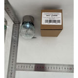 Lampa Solara Vivimall, LED, Tip Candelabru Mic, Cu Bila Din Sticla Crapata, Exterioara, Impermeabila, Iluminare 6-12 H, Alb