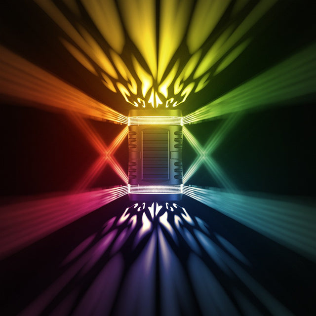 Lampa Solara Led Decorativa Cu Lumina Bidirectionala, Ip65, 1.2V, 600Mah, 15.1 X 9 X 6 Cm, Material Abs, Multicolor - vivimall.ro