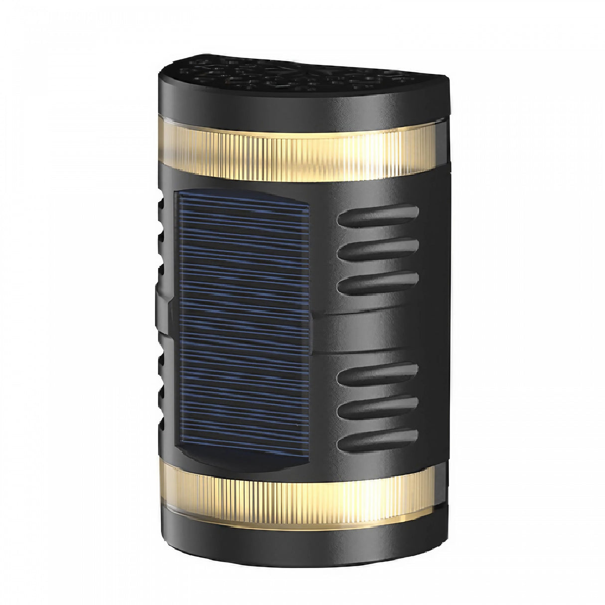 Lampa solara LED decorativa cu lumina bidirectionala Vivimall,  IP65, 1.2V, 600mah, 15.1 x 9 x 6 cm, material ABS, alb rece - vivimall.ro