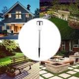 Lampa Solara Led Decorativa Pentru Gradina, Argintie, Lumina Alb Cald - vivimall.ro