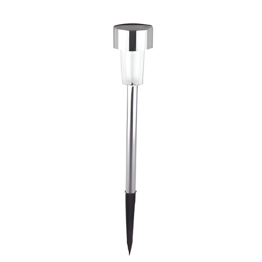 Lampa solara Led decorativa pentru gradina, Argintie, Vivimall, Lumina Multicolor - vivimall.ro