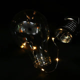 Lampa Solara Led Decorativa Sub Forma De Bulb, Pentru Exterior, Suspendata, Ip65, Ultron Transparent, Lumina Calda - vivimall.ro