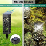 Lampa solara LED Vivimall, tip felinar cu acoperis, pentru gradina, inaltime 30.2 cm, putere 0.2W, 1.2V, 600mAh, alb cald