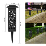 Lampa solara LED Flippy, tip felinar cu acoperis, pentru gradina, inaltime 30.2 cm, putere 0.2W, 1.2V, 600mAh, alb rece