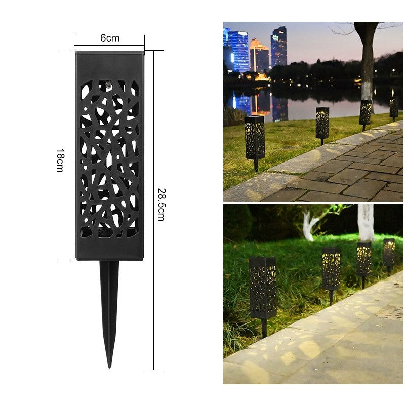Lampa Solara Led, Tip Felinar, Pentru Gradina, Inaltime 28.5 Cm, Putere 0.2W, 1.2V, 600Mah, Alb Cald - vivimall.ro