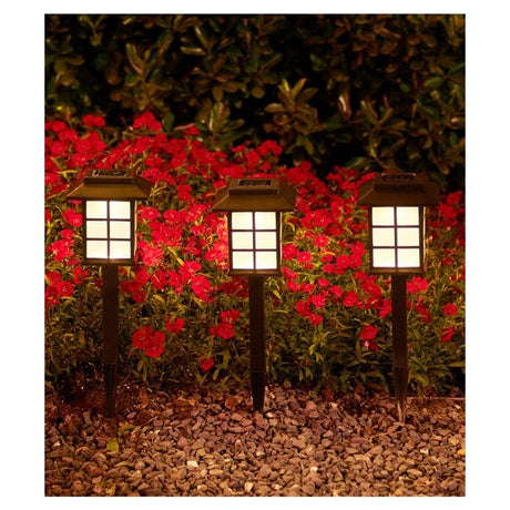 Set 2 Lampa Solara Pentru Gradina Felinar | LanternSun