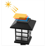 Lampa solara Led pentru gradina, Tip felinar, Flippy, Multicolor