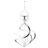 Lampa solara LED RGB spirala pentru gradina/terasa Vivimall, se roteste de la vant, 35 x 5.5 cm, rezistenta la apa, 2V, 600 mAh, multicolor