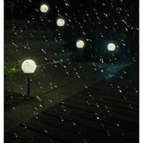 Lampa Solara Led, Sferica, Tip Glob, Diametru 10 Cm, Alb Cald