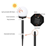 Lampa Solara Led, Sferica, Tip Glob, Diametru 10 Cm, Alb Cald