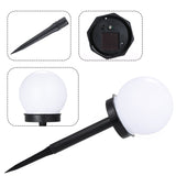 Lampa Solara Led, Sferica, Tip Glob, Diametru 10 Cm, Alb Cald
