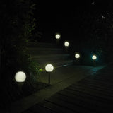 Lampa Solara Led, Sferica, Tip Glob, Diametru 10 Cm, Alb Cald