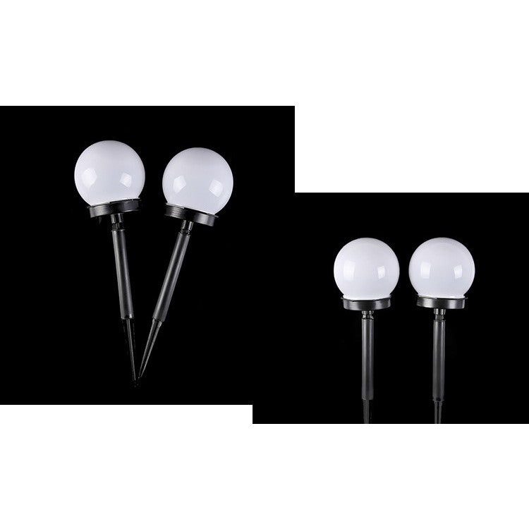 Set 2 Lampi Solare Glob Alb Rece | TwoSfera