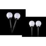 Set 2 Lampi Solare Glob Alb Rece | TwoSfera