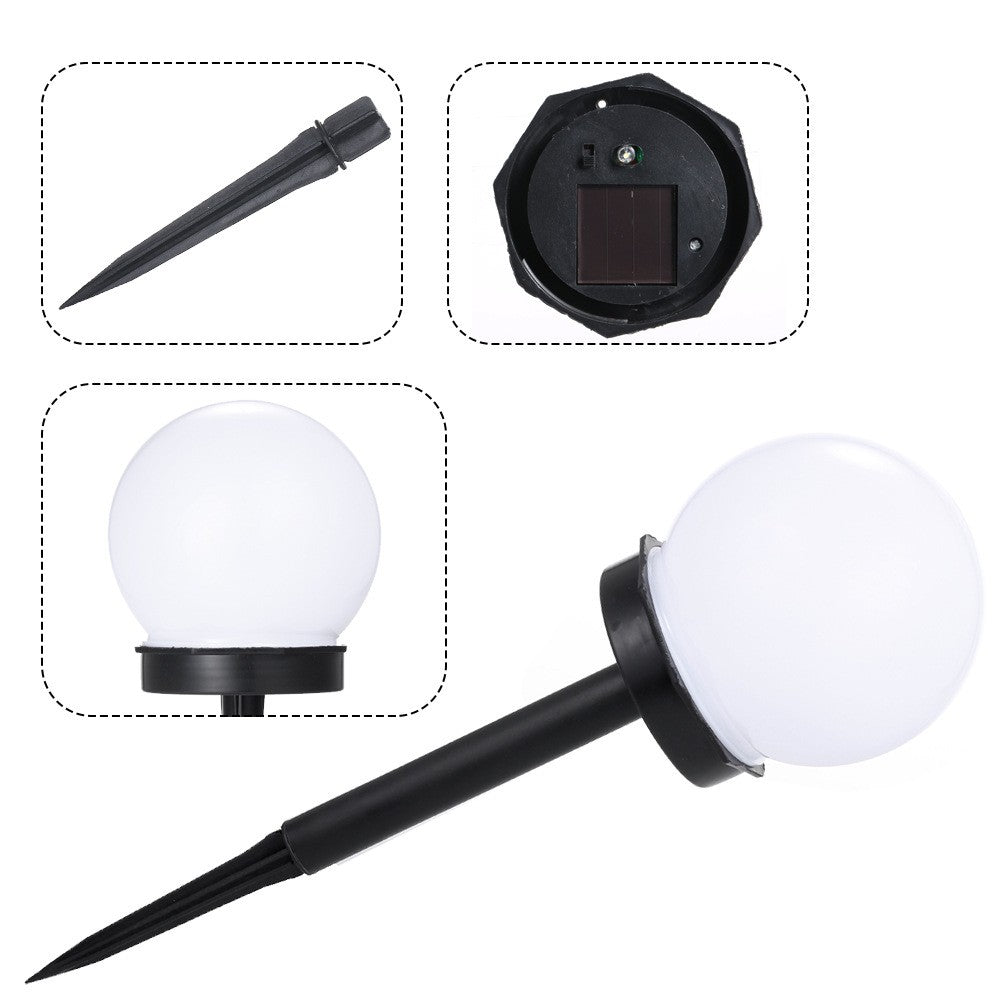 Set 2 Lampi Solare Glob Alb Rece | TwoSfera